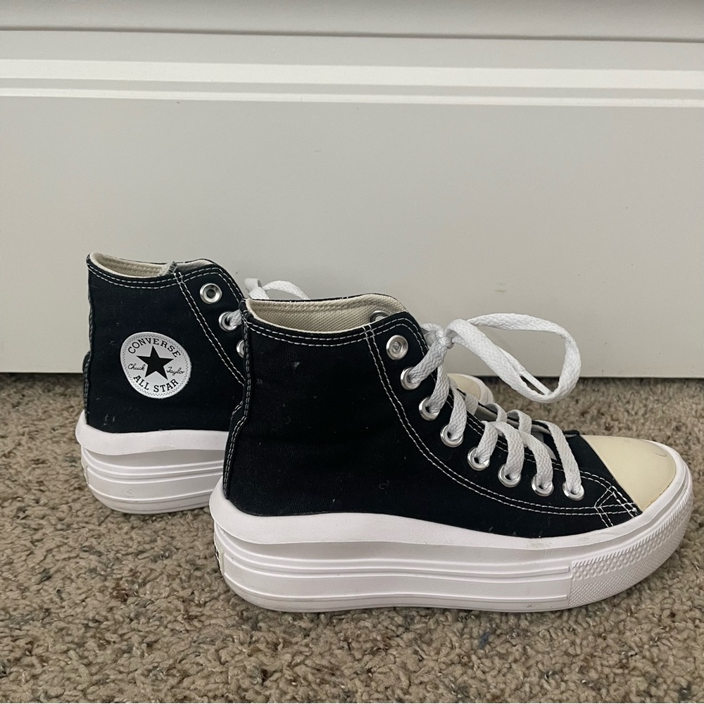 Women’s Converse Chuck Taylor All Star Move Hi Sneaker in Black